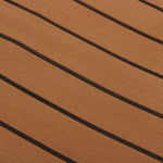 2400x1200x6mm EVA Foam Brown Faux Teak Boat Flooring Decking Sheet Pad
