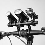LinkMejor Detachable Bike Extended Bracket Aluminum Alloy Firmly Waterproof Rust-proof Lightweight Double Bars Suit for 20-30mm Handlebar