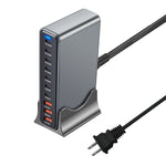 [GaN Tech] Bakeey YMX-765W 765W 10-Port USB PD Charger 3USB-A+7USB-C PD QC Fast Charging Desktop Charging Station EU Plug US Plug for iPhone 16 16 Pro 15 Pro Max 14 13 12 for Xiaomi 15Pro for Huawei Pura X