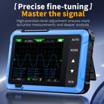 LinkMejor DSO510 Handheld Digital Oscilloscope 2.8 Inch TFT LCD 10 MHz Bandwidth 48MSa s Sampling Rate Portable Design for Precision Measurement