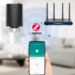 EWeLink APP ZigBe Thermostat Radiator Actuator LCD Display Smart Home Programmable Thermostatic Radiator Valve Voice for Alexa Google