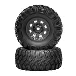 1/10 RC Car Upgraded Monster Rock Crawler Climbing Truck Tires Wheel Rims Wltoys MJX SCY Off-Road Vehicles Models Parts Accessories