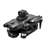 LinkMejor RG808 PRO GPS 5G WiFi FPV with 4.3inch LCD Screen Controller 720P HD Dual Camera 3-Axis EIS Gimbal 360° Obstacle Avoidance Brushless Foldable RC Drone Quadcopter RTF