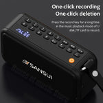LinkMejor F30 Portable Wireless bluetooth Speaker Dual 52mm Speakers Bass Diaphragm RGB Light 34H Playback Hands-free Calls Support TF Card USB 3.5mm AUX Playback FM Radio Outdoor Multimedia MP3 Music Player Speakers