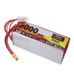 LinkMejor 14.8V 8000mAh 90C 4S LiPo Battery XT60 Plug for RC Drone