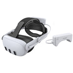 LinkMejor TY-3878 Adjustable Battery Head Strap Replacement with 18500mWh Battery Pack Helmet Headband Charger for Meta Quest 3S VR Accessories