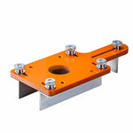 2-in-1 Wood Router Slotting Locator Accurate Grooving Bracket Handheld Edge Trimmer Base Precision Woodworking Milling Tool