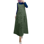 LinkMejor Women Maxi Dress Solid Color Wide Halter Dress Comftable Workwear Wide Straps Long Dress Plus Size