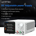 LinkMejor Lab Bench Power Supply 150W 300W 360W Laboratory Switching Power Supply Unit 30V 60V 120V 3A 5A 10A Adjustable Digital Source Voltage Stabilizer EU Plug =