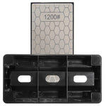 Double-Side Base Diamond Sharpening Stone Whetstone Grinding 400/600/1000/1200 Grit Sharpener
