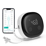 Smart Digital Body Tape Measure bluetooth Rechargeable 1.5m 60inch High Precision 0.1cm App Sync Multiple Users Fitness Weights Loss Muscle Gain Pregnancys Tracking Tools