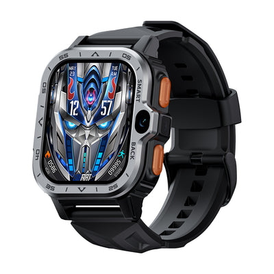 LinkMejor APPLLP 4 MAX 4G Android Smart Watch Phone 2.02 inch HD Screen GPS WIFI Heart Rate SpO2 Monitor Sleep Monitoring Multi-sport Modes Music Playback SOS Dual Camera