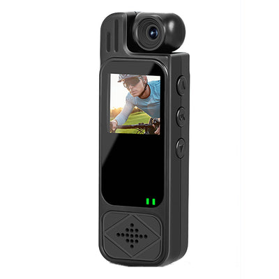 Y9 1080P Back Clip Portable Sports Camera 2K WiFi Infrared Night Vision Digital Video Recorder with 180° Rotary Lens Police Small Camcorder