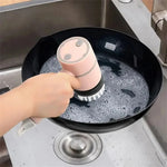 Tevorex 1200mAh Electric Cleaning Brush Household Toilet Cleaning Artifact Handheld Kitchen Wireless Convenient Dishwasher Home Supplies