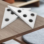 2PCS Solid Angle Plates Set 30-60-90 & 45-45-90 Degrees Precision +/- 20 Seconds Machinist Tool High Quality Metal