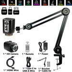 XHU6001 4K Digital Microscope for HDMI Camera 160X  Sony IMX415 Sensor Magnification USB Output High Brightness Adjustable Light Source Long Working Distance Plug and Play Photography Video Recording