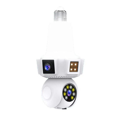 V380PRO Tri Lens WiFi IP Security Camera PTZ AI Human Recognition Two Way Audio Night Vision Smart Home Surveillance Camera with Light