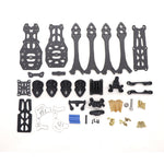 LinkMejor MAK5 225mm Wheelbase 3K Carbon Fiber 5 Inch Freestyle Frame Kit Support DJI Air Unit Digital System for RC Drone FPV Racing