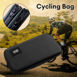 LinkMejor 0.15L Portable Mini Cycling Phone Bag Lightweight Smooth Zipper Coin Purse Wallet Partitioned Storage Pack