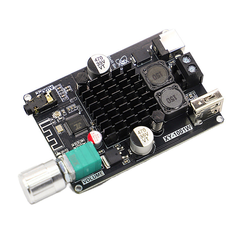 LinkMejor XY-1001W TWS bluetooth 5.3 Amplifier Board Mono 100W TPA3116D2 AUX USB Stereo Pairing Audio Module