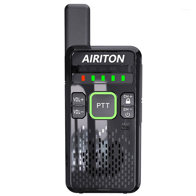 1/2Pcs LinkMejor AI-M9 Walkie Talkies UHF Type-C Rechargeable Long Range Battery Display VOXHands Free Two-way Ham Radios