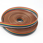 14P 5M/Roll High Quality Colorful Dupont Cable Flat Wire