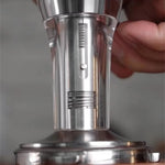 HiBREW 3 in 1 Constant Pressure Coffee Tamper 51mm 54mm 58mm Powder Press with Calibrated Spring Barista Pro Stainless Steel