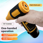 500W Handheld Turbine Fan 8-Speed 2000mAh Rechargeable Battery Quick Charging Portable Lightweight 130000 RPM