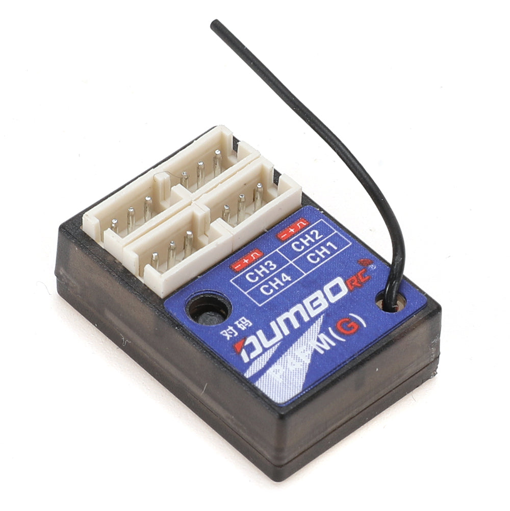 Dumborc P4FM(G) 2.4GHz 4CH RC Receiver Support Gyro for X4 X5 X6 X6PM DDF-350 Radio Transmitter
