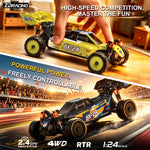 LinkMejor BX24 RTR 1/24 2.4G 4WD 38km/h Brushed Brushless RC Car Aluminum Alloy Chassis Metal Diffs Drive Shaft Oil Shock Off-Road Truck Vehicles Models Toys