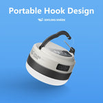 LinkMejor SHARK Multifunctional Portable Adjustable Lantern Outdoor Camping Tent Light Rechargeable Emergency Lighting