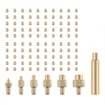 Threaded Knurled Heating Head for 3D Printer Insertnut Implant Connector Insert Nut Hot Melt Tool 3D Printer Soldering