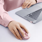 LinkMejor F02 2.4G Ergonomic Wireless Mouse 1600 DPI Portable Mute Mice for Laptop Computer PC Macbook Office Home