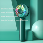 LinkMejor Portable Handheld Fan USB Rechargeable 3 Adjustable Speed Cooling Fan