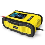 12/24V 12A/6A 7-Stage Pulse Repair LCD Battery Charger For Car Motorcycle Lead Acid Battery Agm Gel Wet