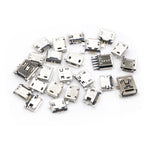 120/240pcs Set 24 Kinds Specification Micro USB Connector Pin Charge Female SMT Socket Jack