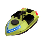 LinkMejor D20 GPS RC Bait Boat 600M Wireless Remote Control Fishing Bait Boat Fishing Feeder Boat with 3 Bait Containers 7 LED Light