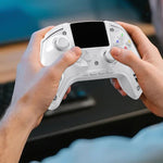 LinkMejor RG G01 Tri-mode Smart Game Controller with 2.5D Curved Screen Dual Mode Hall Effect Triggers 1000Hz 2100mAh Wireless bluetooth Controller for PC Switch Steam iOS Android