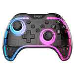 Ipega PG-SW123A Wireless RGB Gaming Controller for Nintendo Switch Mechanical Buttons Turbo Function Gyro Dual Vibration Programmable Back Buttons Six-axis Gamepad