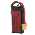 LinkMejor Power 7.4V 1050mAh 150C 2S LiPo Battery XT60 Plug for RC Drone