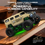 LinkMejor E88 E89 RTR 1/64 2.G RWD Mini RC Car with Suitcase Off-Road Climbing Truck LED Light Two Speed Full Scale Desktop Large Foot Remote Control Vehicles Models Boys Gifts Toys