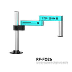 RF4-F025  RF4-F026 Microscope Swing Arm Stand Articulated 360 Degree Adjustable Metal Frame Stable Base Universal Fit for Repair Inspection Tools
