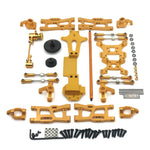 Upgrade Metal C Seat Steering Cup Swing Arm Central Drive Shaft For WLtoys 1/14 144010 144001 144002 RC Car Spare Parts