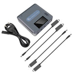 4 In 1 Battery Charging Hub AC 110-240V Input 5V 3A Output 4 Battery Ports 2 USB Ports Intelligent Flight Battery Fast Charger for DJI Mavic 3
