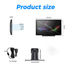 LinkMejor 9 Inch Car MP5 Player DVR Carplay 4K IPS Screen ADAS  FM Wireless Bluetooth Radio Carplay Android Auto Audio Player for IOS/Android