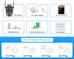 US Plug 12V Power Adapter for 8K HD 16MP 10X Zoom WiFi IP Camera