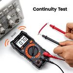 EU Direct KAIWEETS KM100 Digital Multimeter AC/DC Voltage DC Current Resistance Tester Top Safety Features Best for Electrician and DIY Testing