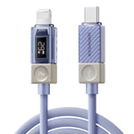LinkMejor ES-X76 3A 29W USB-C to iP Digital Display Cable PD Fast Charging Data Transmission Copper Core Line 1M/2M Long for iPhone 14 14 Pro 13 12 Pro Max