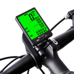 WEST BIKING Wired Bicycle Computer 2.8 Inch Large Screen LC Backlight Waterproof Speedometer Odometer Stopwatch Cycling Accessories for Mountain Bike Road Bike