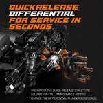 LinkMejor SIERRA 1203PRO 1/12 2.4G 4WD 3S 80km/h Brushless RC Car Off-Road Short Course Desert Truck with Gyro Stabilization LED Light Center Diff Fast High Speed Vehicles Models Toys